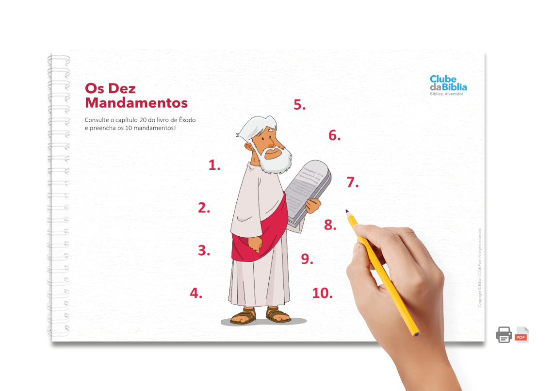 Moises 3d OsDezMandamentos